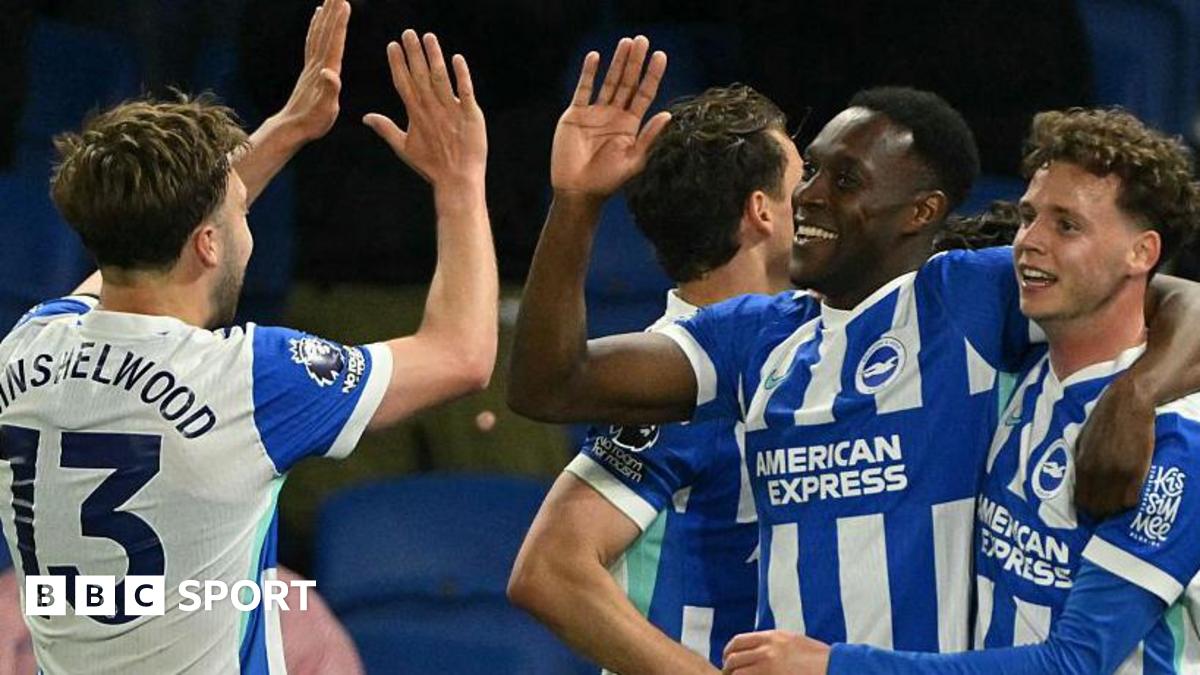 Brighton 3-0 Chelsea: Blues lose five league matches in row without scoring since 1912