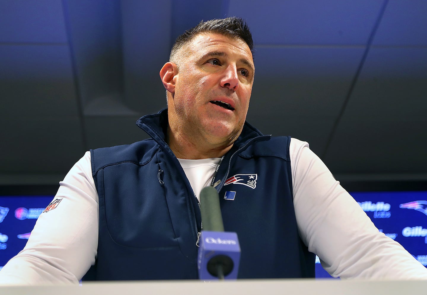 Patriots coach Mike Vrabel broke his silence, but hurt the sincerity of his message