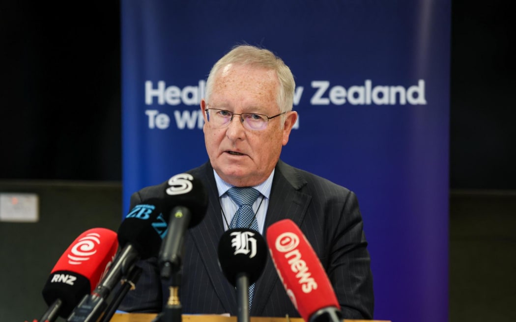 Ministry of Health Director of Mental Health Dr John Crawshaw speaks at the release of Canterbury's Mental Health Services review after the killing of Laisa Waka Tunidau by Zakariye Mohamed Hussein.