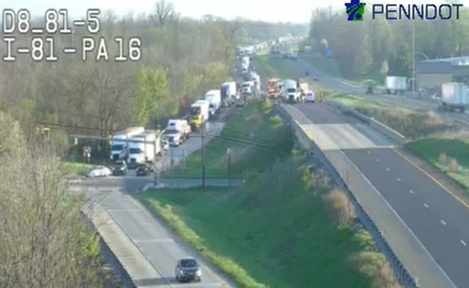 Crash on I-81 southbound crash on i-81