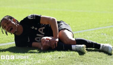 Netherlands attacking midfielder Xavi Simons was injured playing for Tottenham in a 1-0 win at Wolves