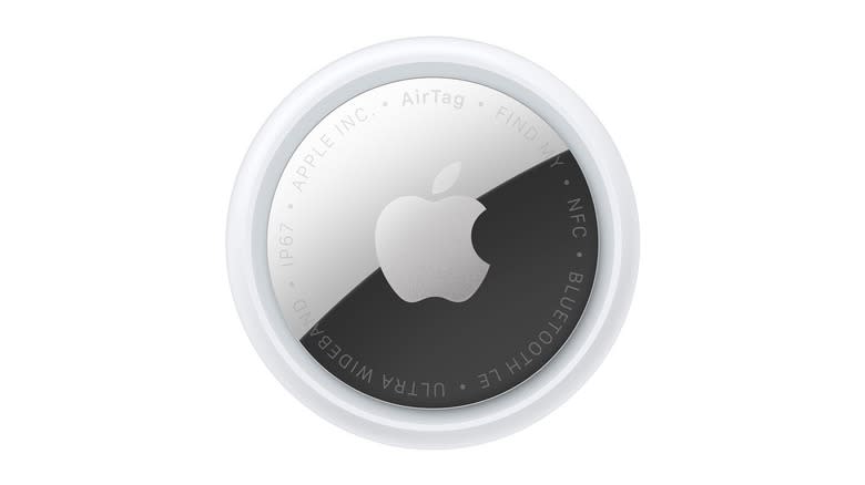 The Apple AirTag (2nd Gen) tracker on a white background.