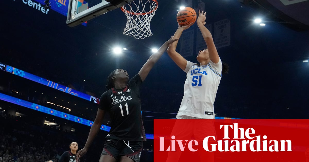 NCAA women’s national championship: South Carolina v UCLA – live updates | NCAA Tournament 2026