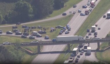 Deputy airlifted after being shot during I-85 traffic stop; suspect killed