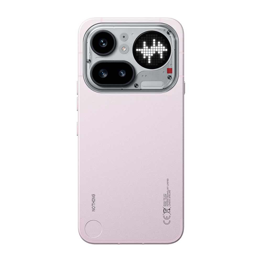 The Nothing Phone 4a Pro in Pink.