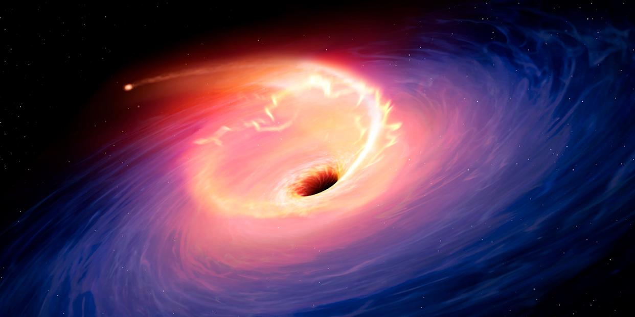 Black Hole Shredding a Star