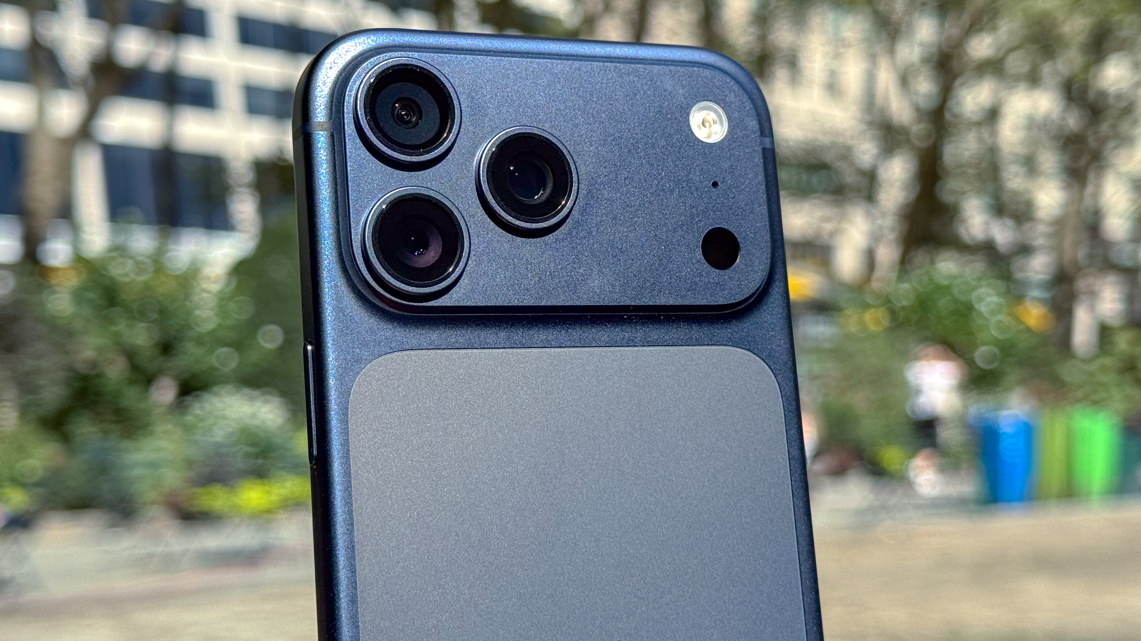 iPhone 17 Pro Max shown in hand