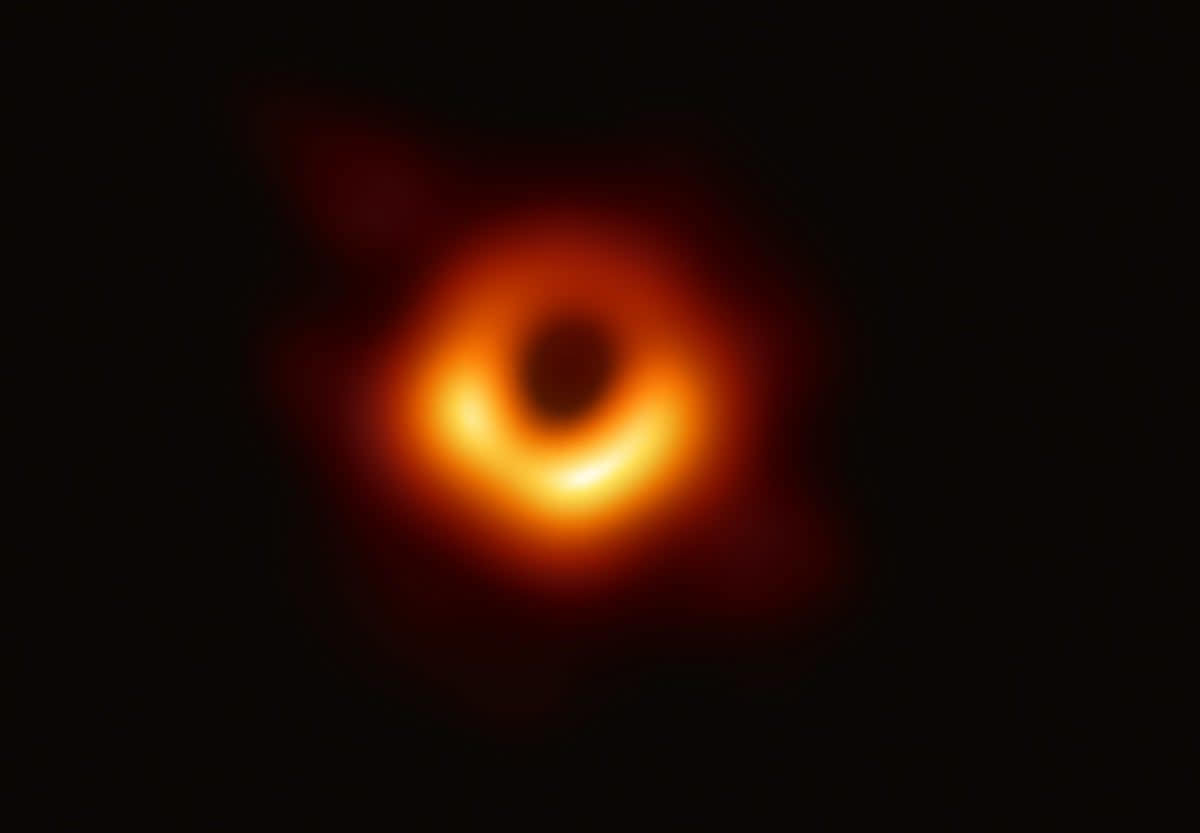 The first photo of a black hole, taken in 2020 (Getty Images)