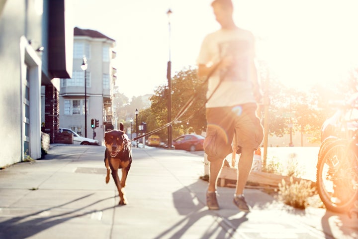 A short evening walk can help quiet a busy mind.