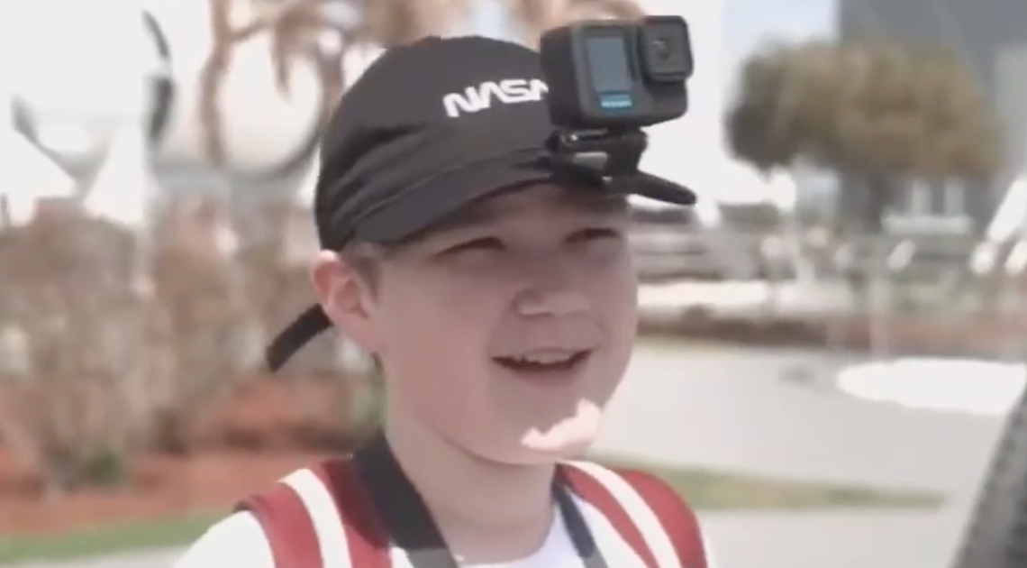 Kid's Excitement About The 'Frickin Moon!' At Artemis II Launch Makes Him An Instant Star