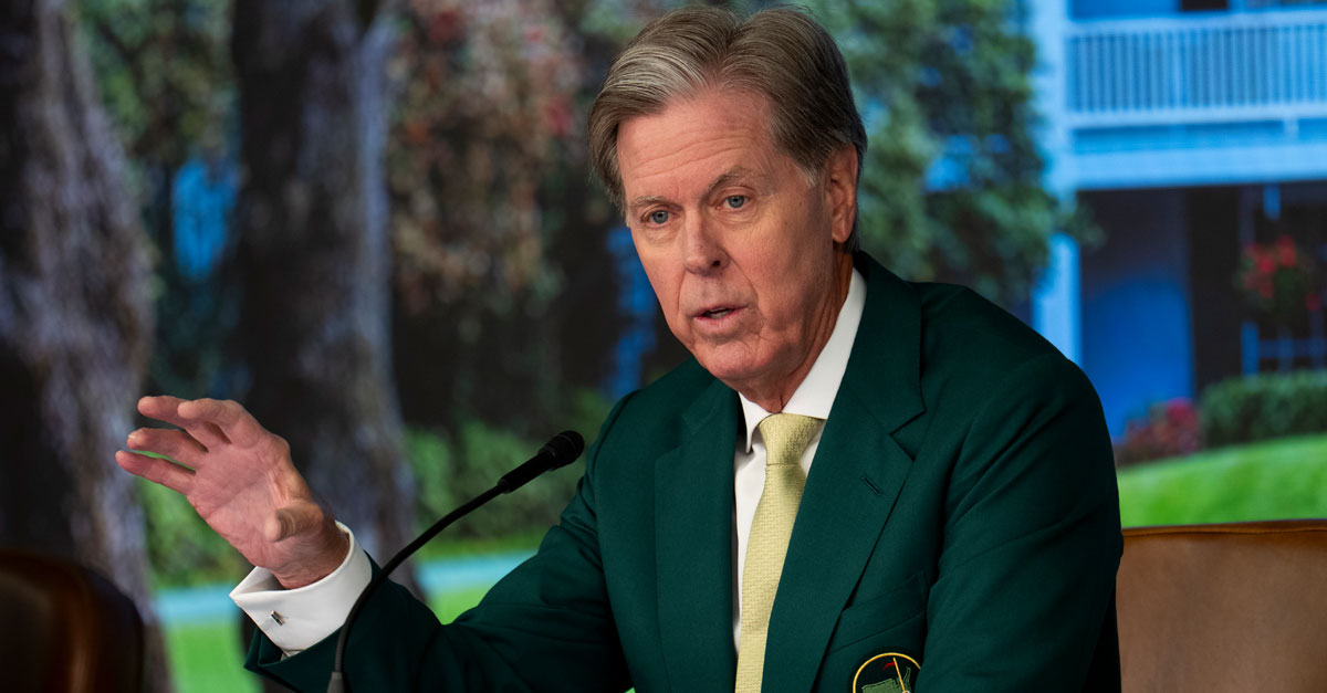 Augusta National Has No Time for Rollback Debates