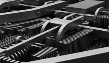 A cinematic close-up of heavy, industrial banking mechanisms and objects, representing the tangible systems that shape retirement savings and investment.