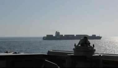 What US Navy Destroyer Shooting Cargo Ship Engine Says About Blockade