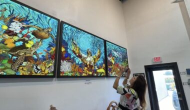 Naples gallery unveils massive glass masterpiece after years in storage | Collier County