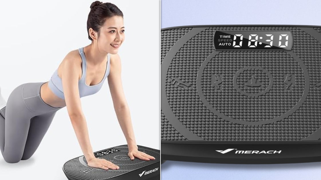 Reviewers Swear By This Vibration Plate For Pain Relief & Toning