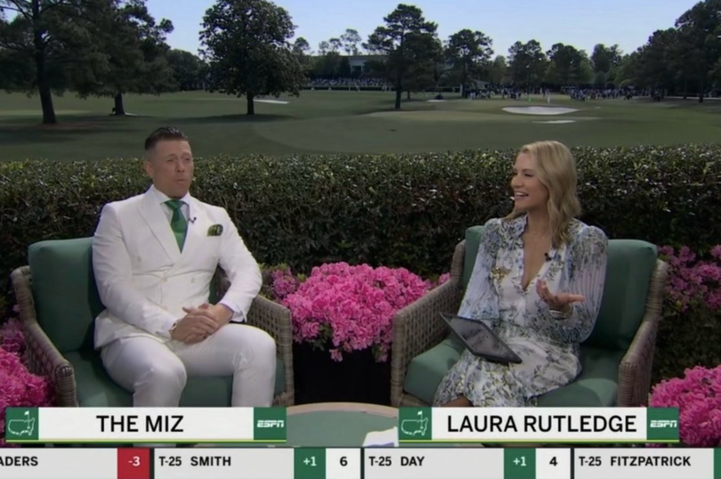 Social media fans are angry with ESPN after WWE wrestler was on the Masters broadcast