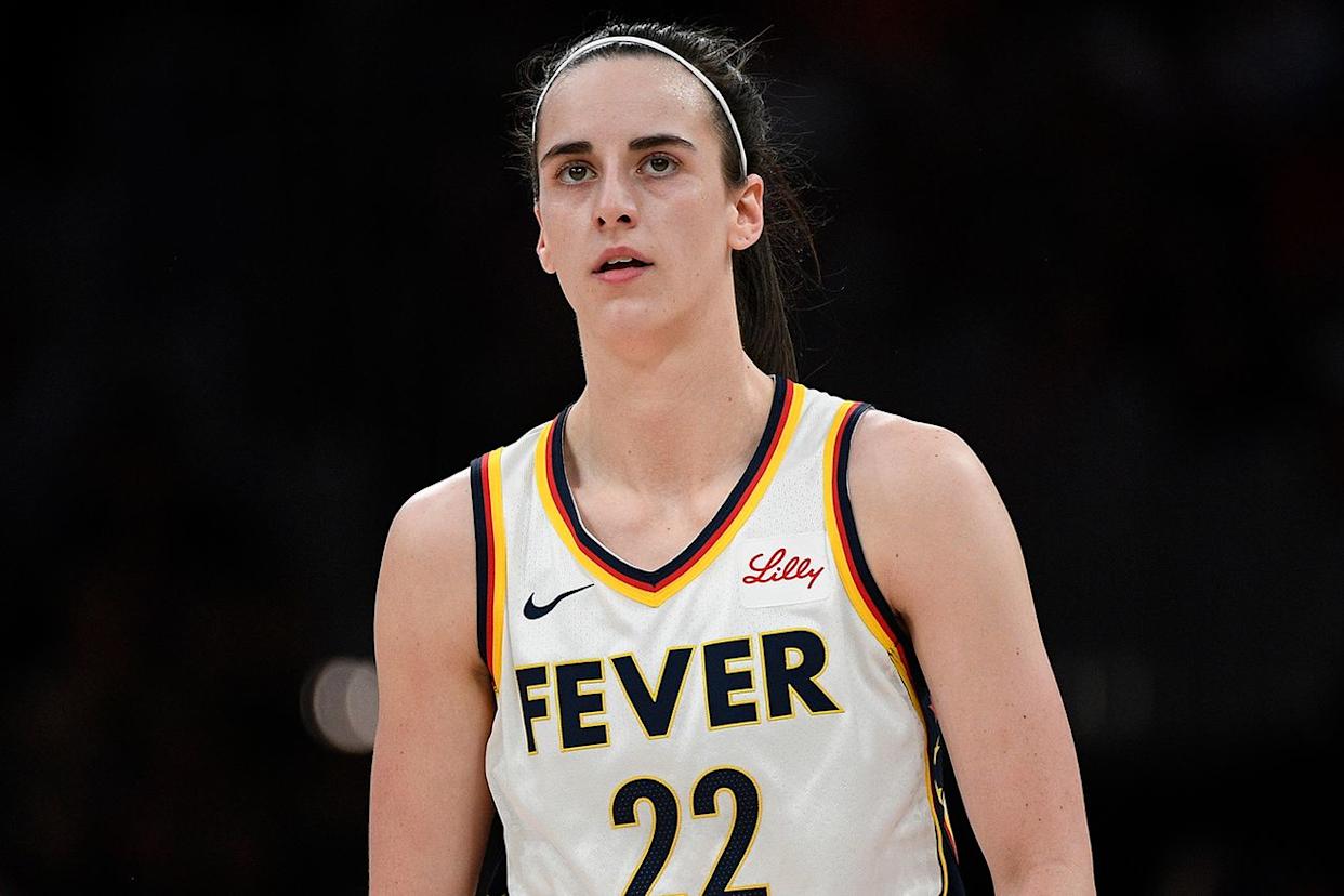 Caitlin Clark on July 15, 2025 in BostonCredit: Erica Denhoff/Icon Sportswire via Getty