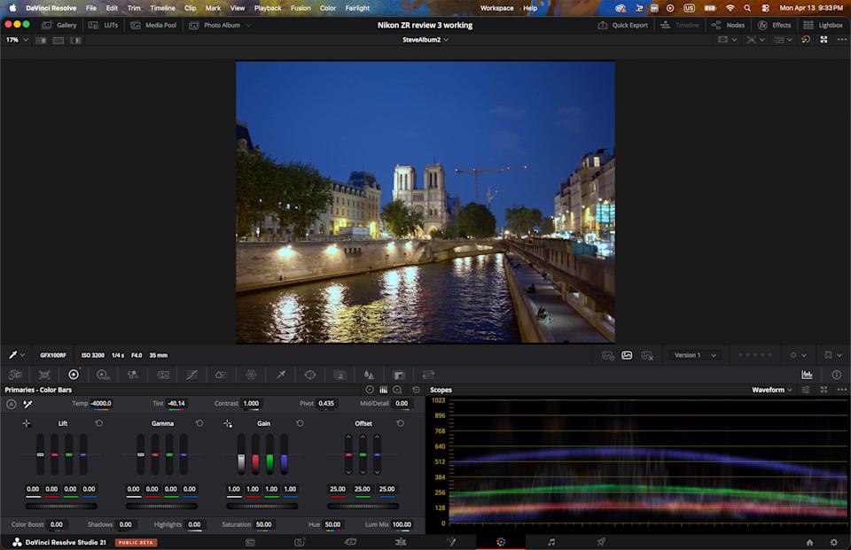 Blackmagic's DaVinci Resolve takes on Adobe with new photo editing features