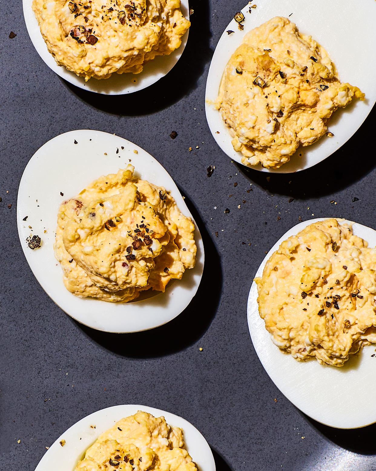 Deviled Eggs & Bacon