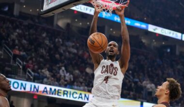 Donovan Mitchell and Evan Mobley help Cavaliers hold off Hawks 122-116