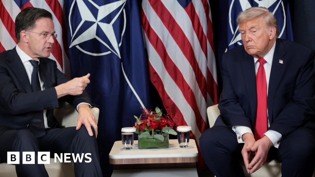 Trump continues to attack Nato after meeting with alliance chief Mark Rutte - BBC