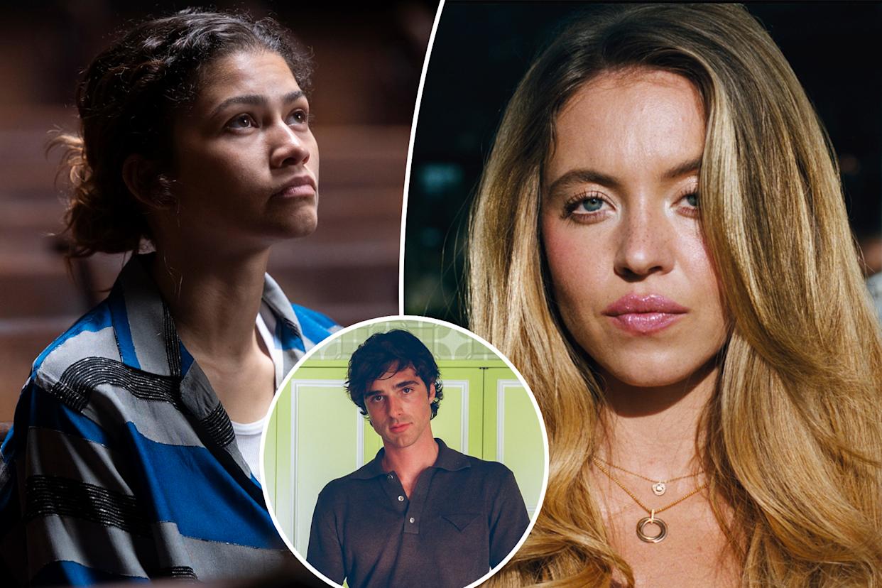 Zendaya, Sydney Sweeney, and Jacob Elordi in 
