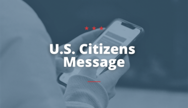Message for U.S. Citizens: U.S. Passport Renewal Reminder (April 17, 2026)