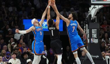 Questions raised about Devin Booker after struggling in Thunder sweep