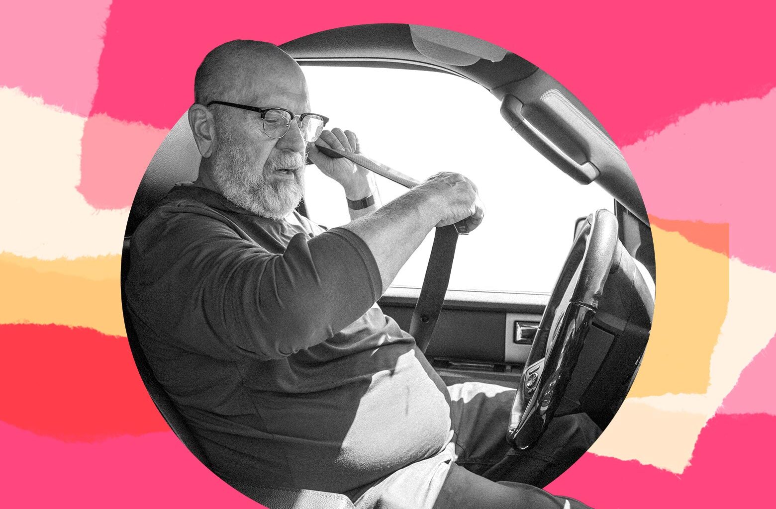 My in-laws watched my kids, which was great. But then I saw how my father-in-law drives.