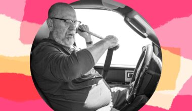 My in-laws watched my kids, which was great. But then I saw how my father-in-law drives.