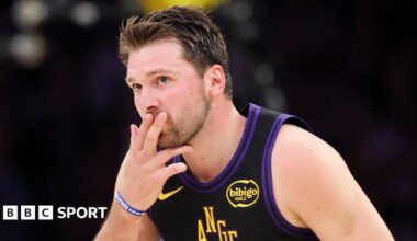 Los Angeles Lakers player Luka Doncic
