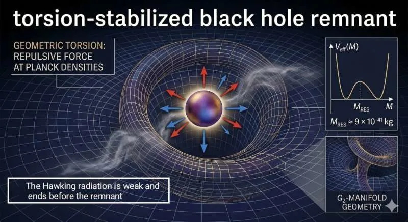 A diagram of a purple sphere surrounded by red and blue arrows on a curved graph of spacetime. 
