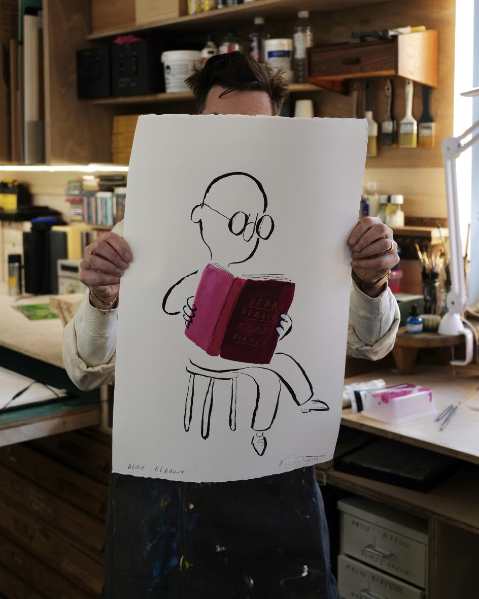 Dear Reader, Read Dearly - World Book Day Illustration