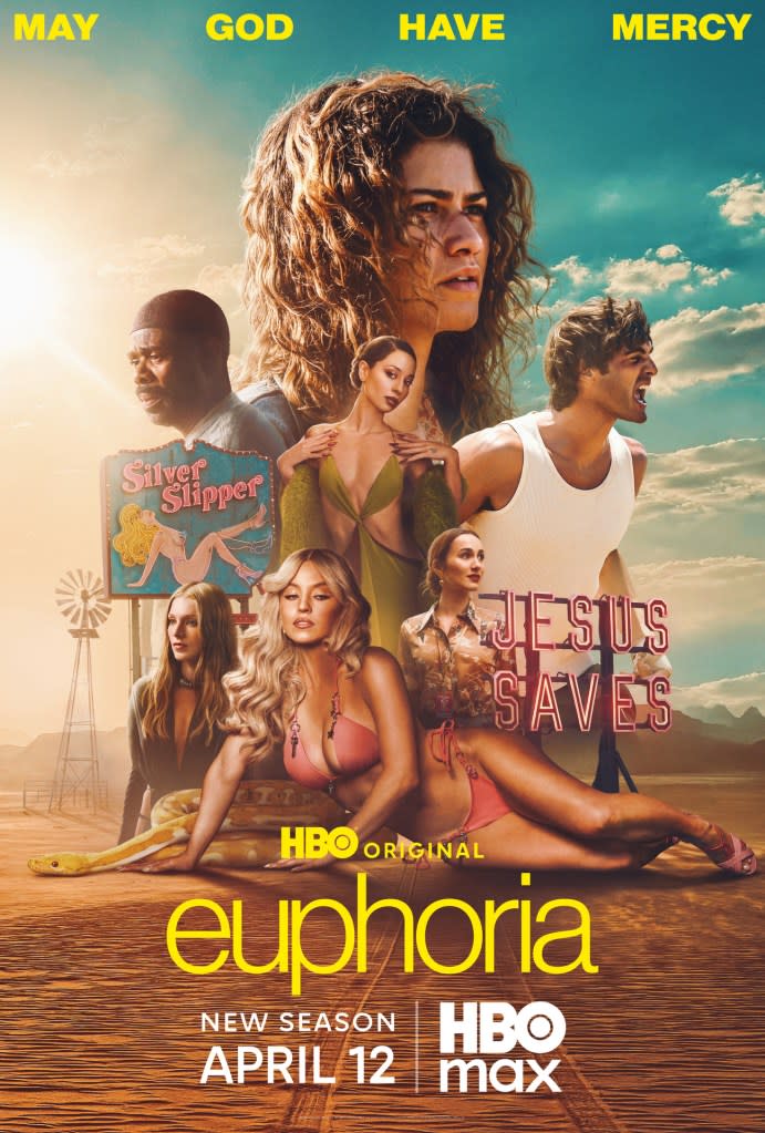 The “Euphoria” Season 3 poster. HBO Max