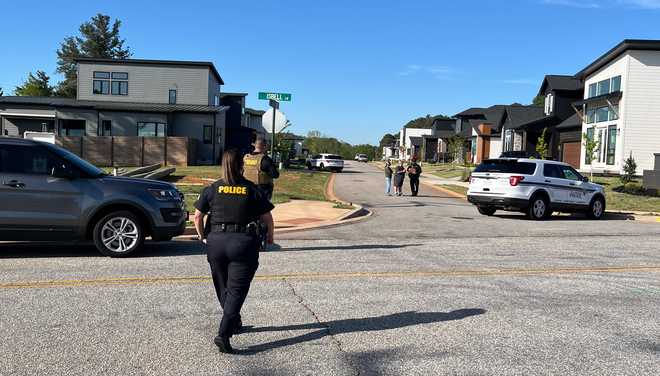 police situation near reedy laurel elementary school