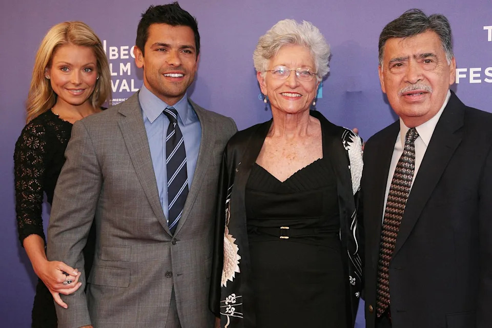 Kelly Ripa, Mark Consuelos, Camilla Consuelos, and Saul ConsuelosCredit: Rob Kim/FilmMagic