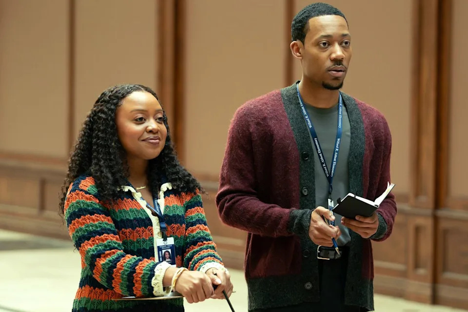 Quinta Brunson and Tyler James Williams in 'Abbott Elementary'Credit: Disney/Gilles Mingasson