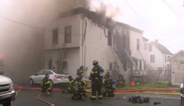 Fire breaks out inside building in Glassport, Allegheny County