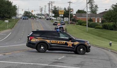 Police respond to Deerfield Township shopping center after Brink's truck robbery