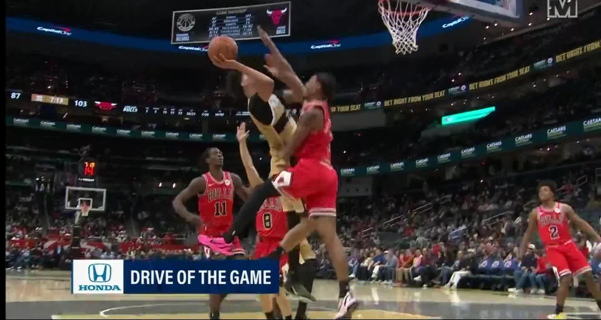 Leonard Miller's career night paces Bulls to 119-108 win over Wizards