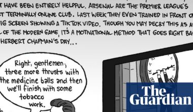 David Squires on … the TikTok of the clock as Arsenal’s title charge falters - The Guardian