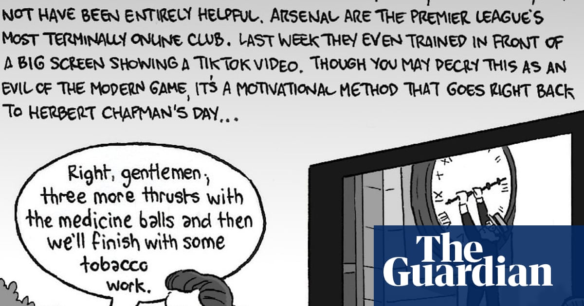 David Squires on … the TikTok of the clock as Arsenal’s title charge falters - The Guardian