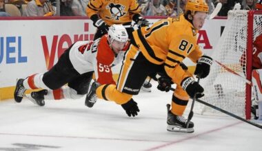 Penguins rookie Ben Kindel continues to show maturity and a physical nature as a teenager