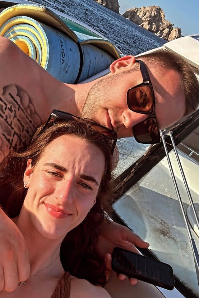 Connor McCaffery and Caitlin ClarkCredit: Connor McCaffery/Instagram
