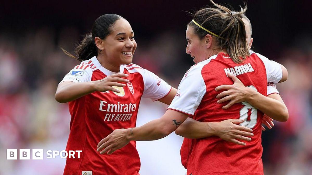 A graphic that reads 'Follow our women's football TikTok' with a picture of a mobile phone