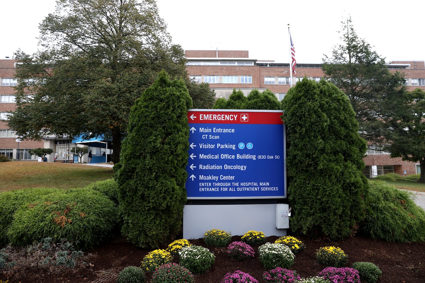 An exterior of the former Good Samaritan Medical Center in Brockton, which is now known as Boston Medical Center - South.