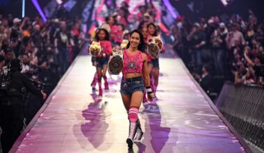 AJ Lee at WWE WrestleMania 42