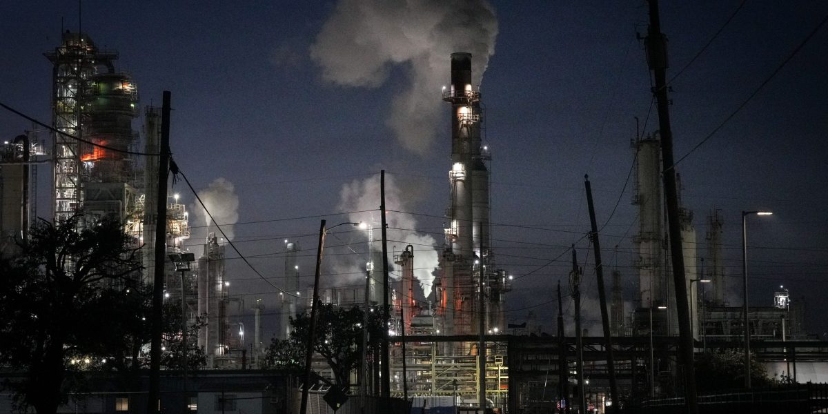 A major U.S. gasoline production hub is in such a severe drought that its refineries may be hobbled