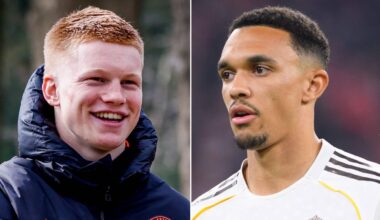 AZ Alkmaar star Kees Smit and Real Madrid right-back Trent Alexander-Arnold