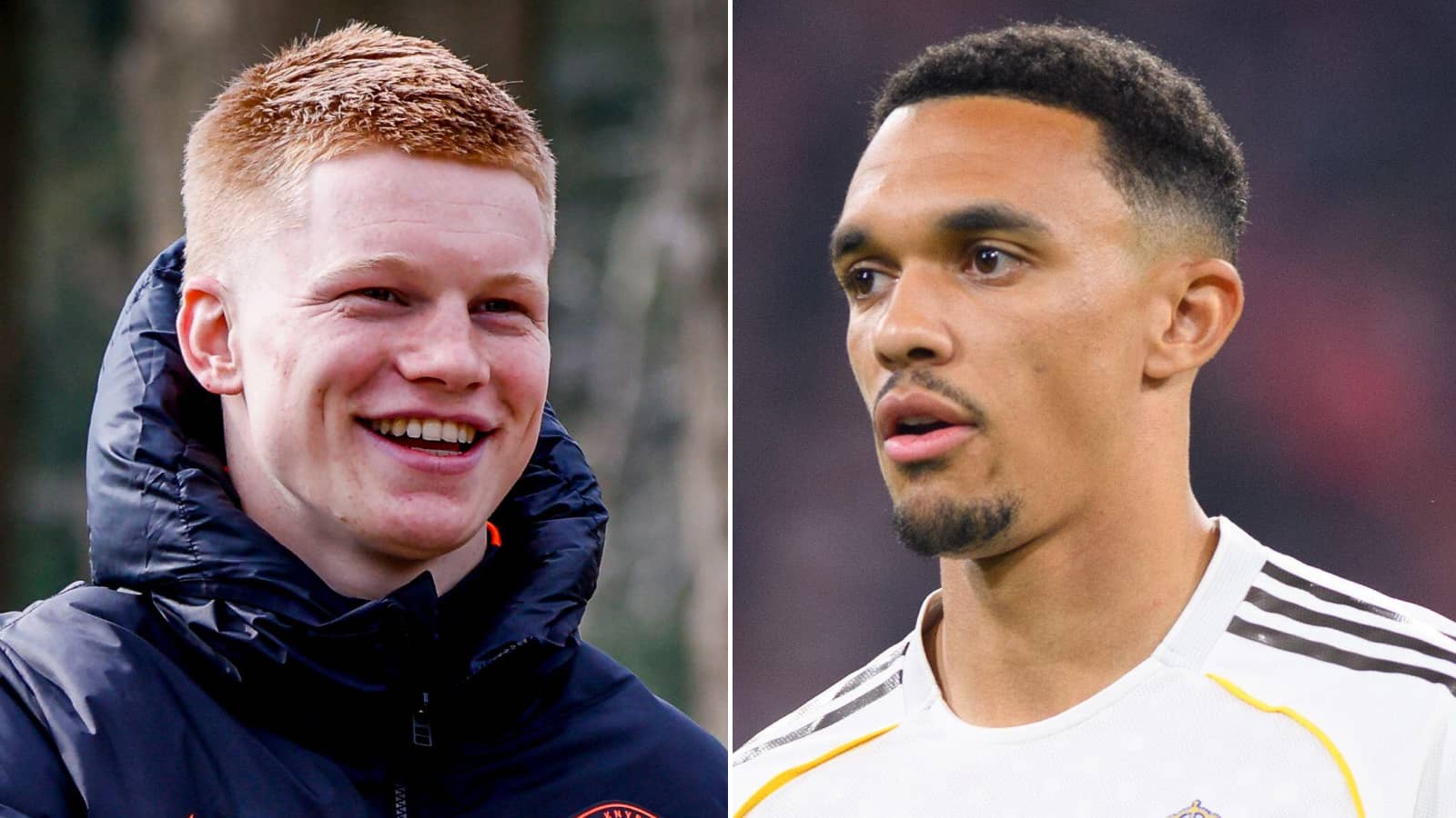 AZ Alkmaar star Kees Smit and Real Madrid right-back Trent Alexander-Arnold